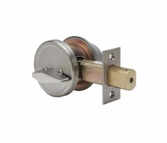 Commercial Grade 2 Security Single Cylinder Deadbolt In Oil Rubbed Bronze